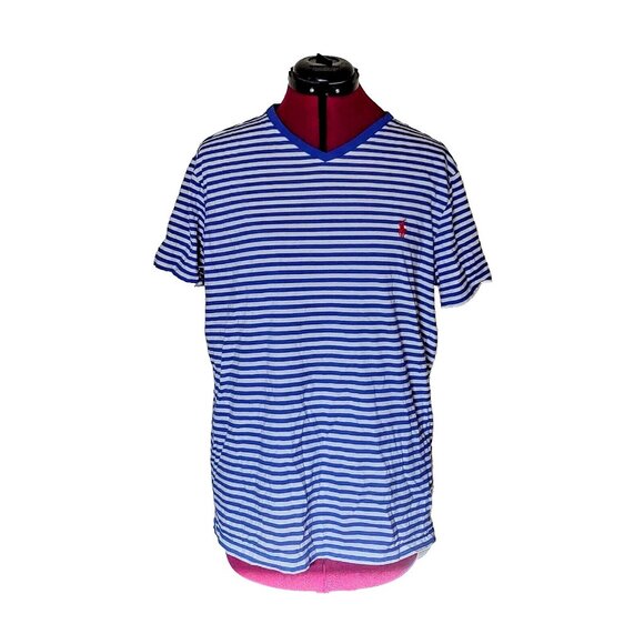 POLO Ralph Lauren T Shirt Multicolor Mens Size Medium V Neck Short Sleev… - Picture 1 of 7